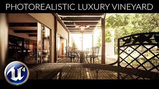 UNREAL ENGINE 4 - LUXURY VINEYARD HOTEL   DOWNLOAD | Next Gen - Ultra Graphics
