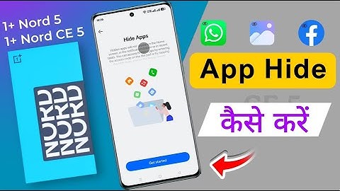 How to Hide Apps in Oneplus Nord 5 / Oneplus Nord CE 5 me App Hide Kaise Kare