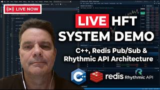Live Hft System Demo C, Redis Pubsub Rhythmic Api Architecture
