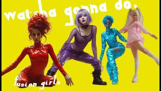 WATCHA GONNA DO? | Fusion Girls (AI Experimental Pop Song & Lyric Music Video) #aimusic #music