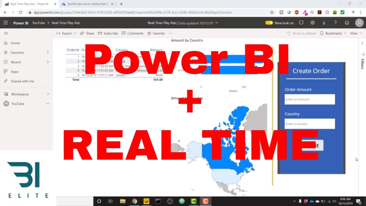 Update New REAL TIME Reports in Power BI! (Including Power BI Free \u0026 Pro)