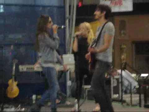 Ashley Tisdale and Robert Hoffman at Mall of Ameri...
