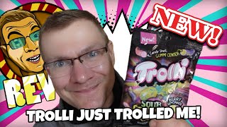 NEW!! TROLLI SOUR CRUNCHY CRAWLERS!! TASTE &  REVIEW!!