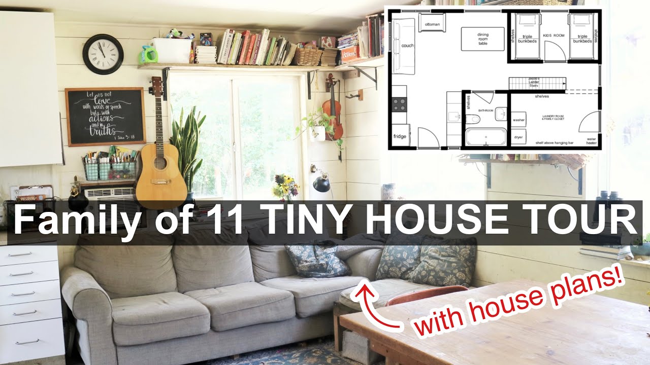 Large Family Tiny House *HOW WE ALL FIT*