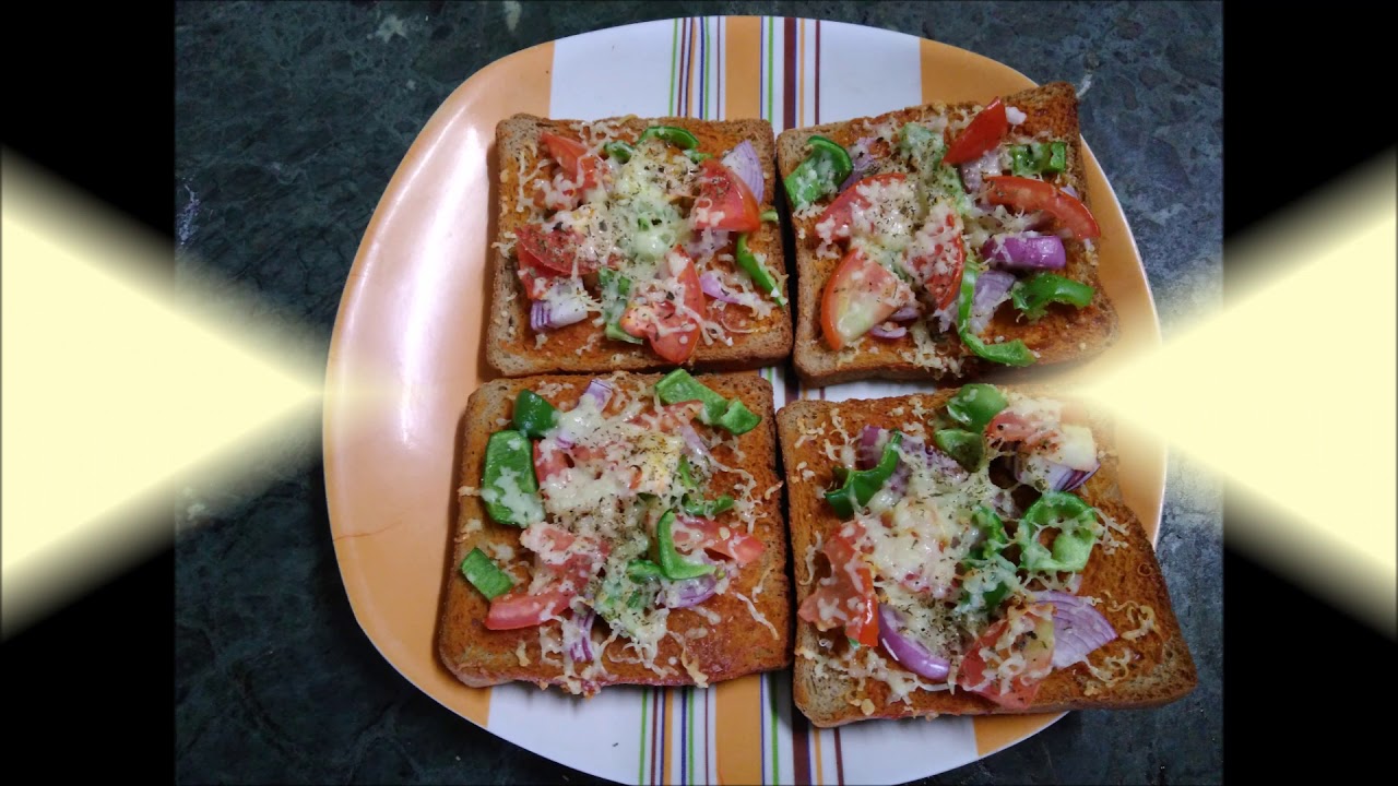 Microwave Bread Pizza at home in under 10 minutes