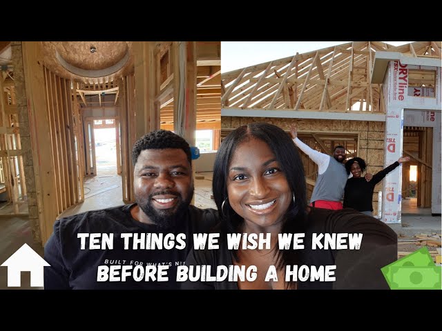 Ten Things I Wish We Had Done When We Were Building A New Home