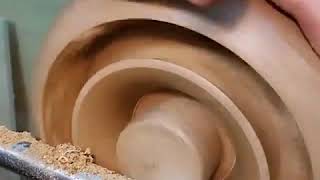 woodturning a hollow torus bowl