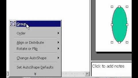 Microsoft Office PowerPoint 2000 Grouping objects