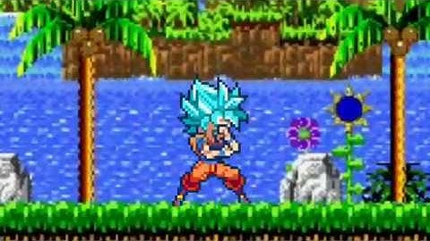 GOKU BLUE AURA TESTE [ Sprite Animation ] Kinemaster Animation