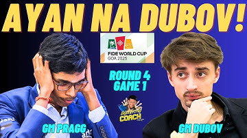 SACRIFICE AGAD SI DUBOV SA OPENING! Pragg vs Dubov! World Cup 2025