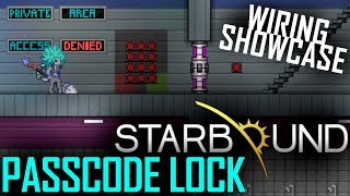 Starbound Wiring: Password lock system [fully vanilla]