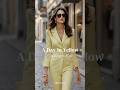 A Day in Yellow | Elegant Yellow Outfits for Women | BELISVAYA Style 💛 #shorts