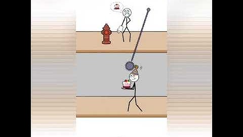 ThiefPuzzle (WEEGOON) - Funny Stickman Brain Puzzle Game - Levels 14 Android Gameplay Walkthrough HD