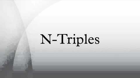 N-Triples