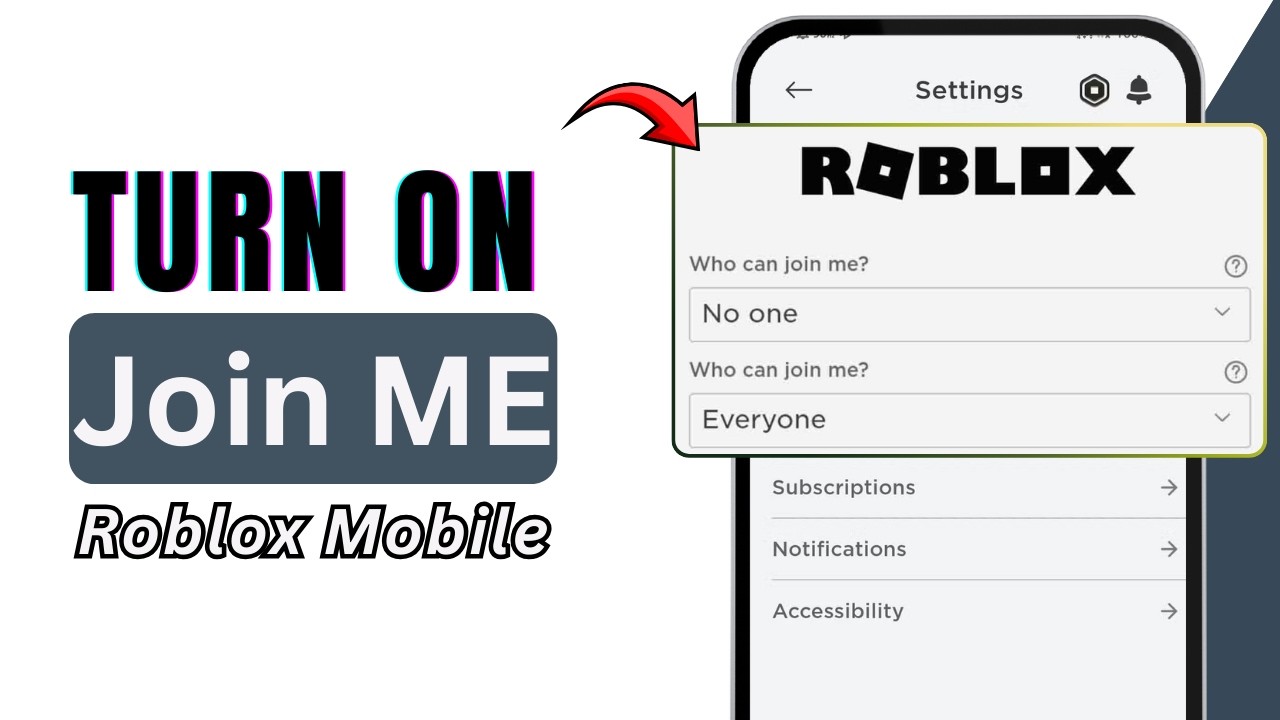 How To Turn Off On Joins In Roblox Mobile 2026 Roblox Privacy 
