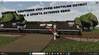 [Sparta Remix] Norfolk Southern 6957 From Southline District Has A Sparta Extended Remix