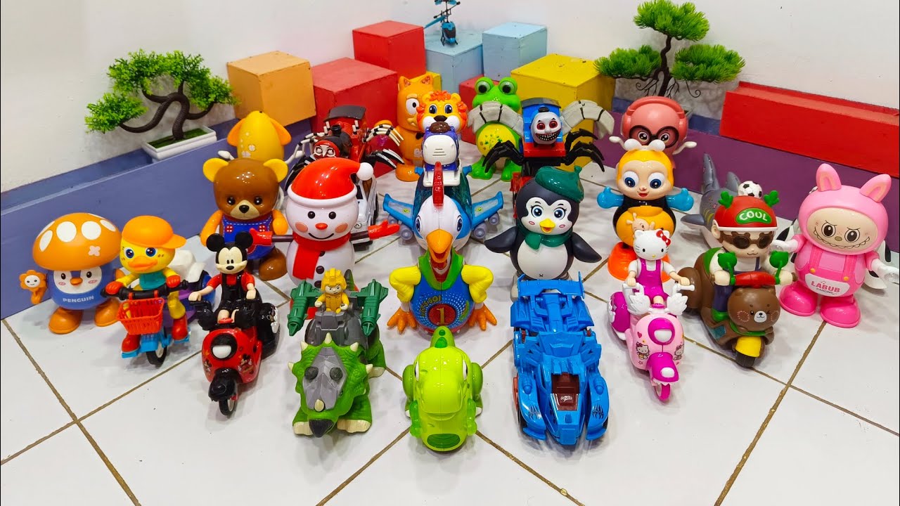 Pasukan Choo Choo Charles Berkumpul Thomas Exe Labubu Dino Hiu Aktraksi Mainan Robot Robot Joged Toy