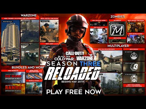 Black Ops Cold War Season 3 Reloaded Gameplay & Roadmap Reveal | NEW DLC Maps, Event & Surprise Mode