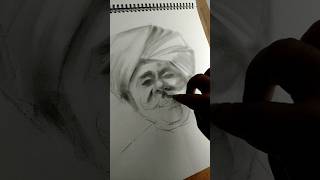 Charcoal Drawing / Drawing #drawing #charcoaldrawing #portrait #art #viralshort #ytshorts #oldsong