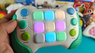 New Game Pad Push Game Electric Pop It toys unboxing and review ASMR , with light and music, amazing