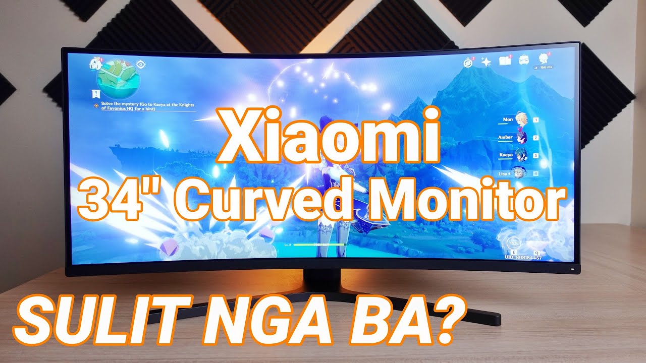 Xiaomi 3 4" Ultrawide Curved Gaming Monitor Review - Sulit