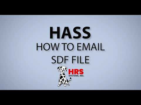 How to Email SDF File to HRS Systems