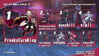 UNI2 OCE Newbie Netplay Bracket 11/05/2026