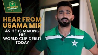 🔊 Hear from Usama Mir as he is making his World Cup debut today! 👏 | PCB | MA2L screenshot 3