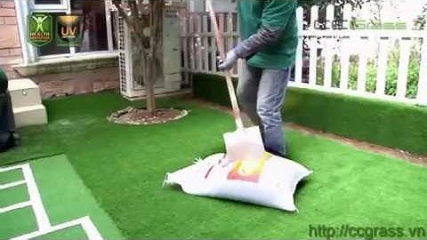 Quy trình thi công xây dựng sân vườn cỏ nhân tạo