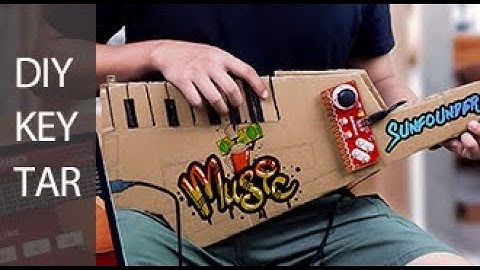 Arduino Projects - How to DIY a Playable Keytar (like Guitar) with Arduino and Cardboard