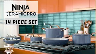 Ninja Ceramic Pro 14-Piece Cookware Set | Ninja Cookware 14 Piece Set | Ninja Cookware Set