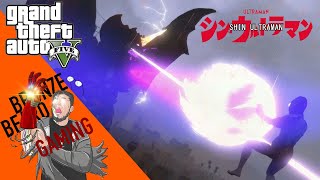 Ultra Series Part 2 - Shin Ultraman (GTA 5 Mod  - DBZ Script by Silk Team)