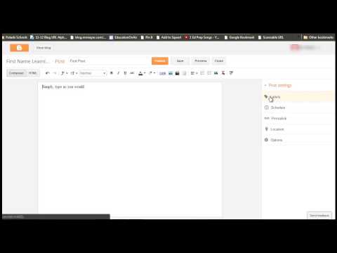 Blogger Step 10 Post