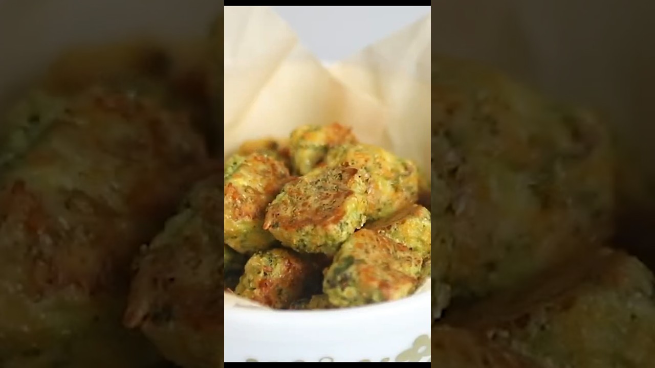 Keto Cheesy Broccoli Tots - Recipe in the comments!