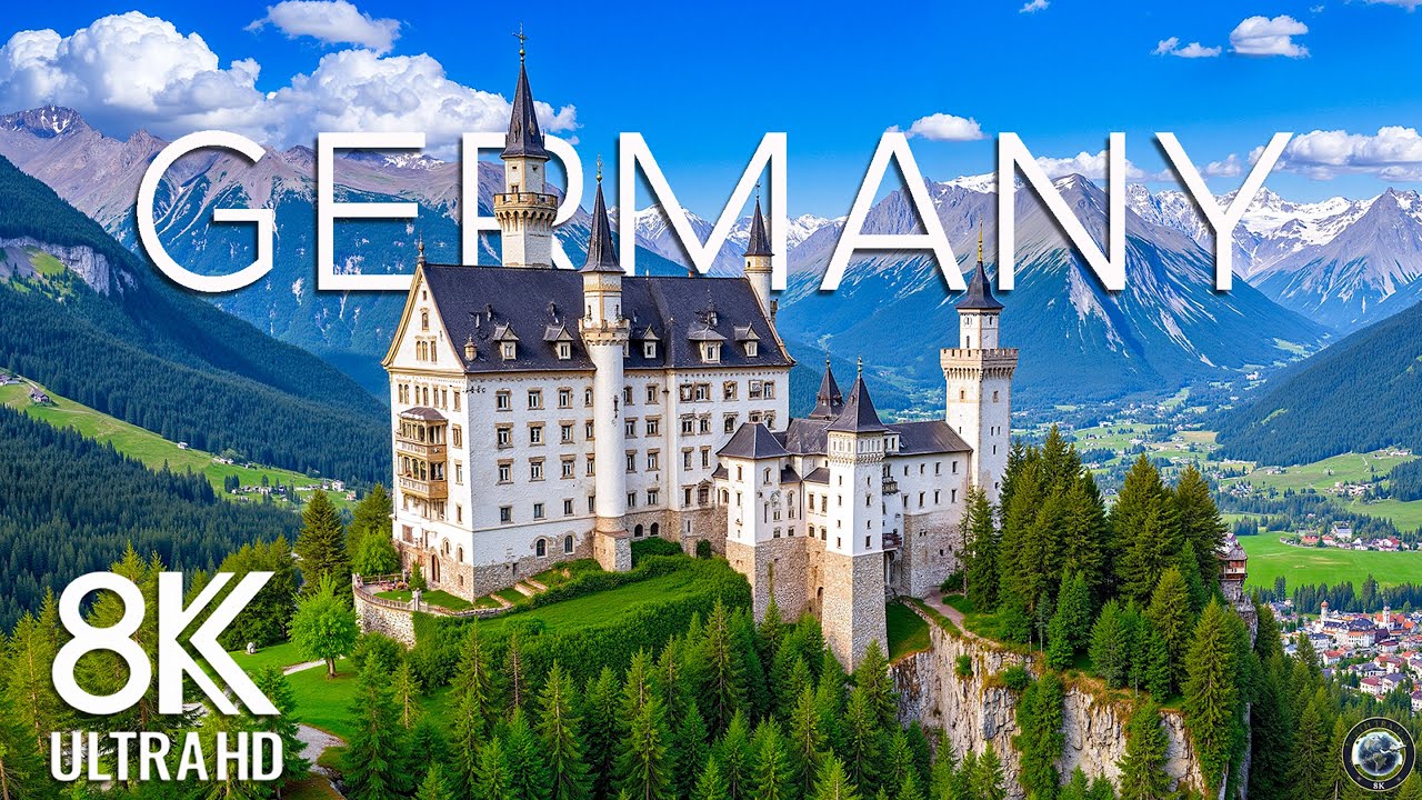 Germany 8K | Discover Fairy-Tale Villages, Green Valleys & Romantic Landscapes