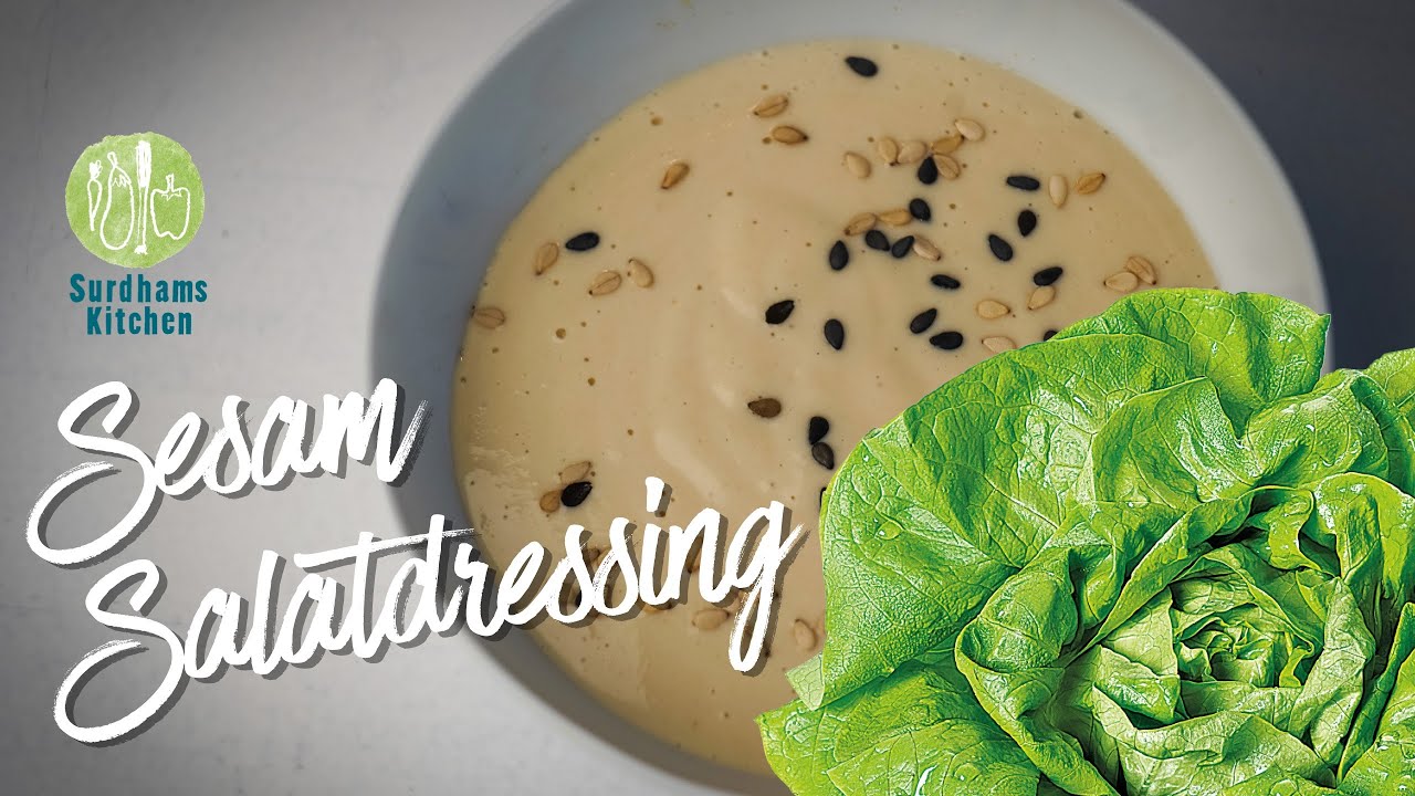 Salatdressing selber machen - Teil 1: Veganes Sesam Dressing - YouTube