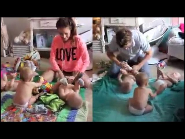 fastest diaper change