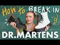 How to break in Dr Martens // WATCH THIS before breaking in Doc Martens boots!