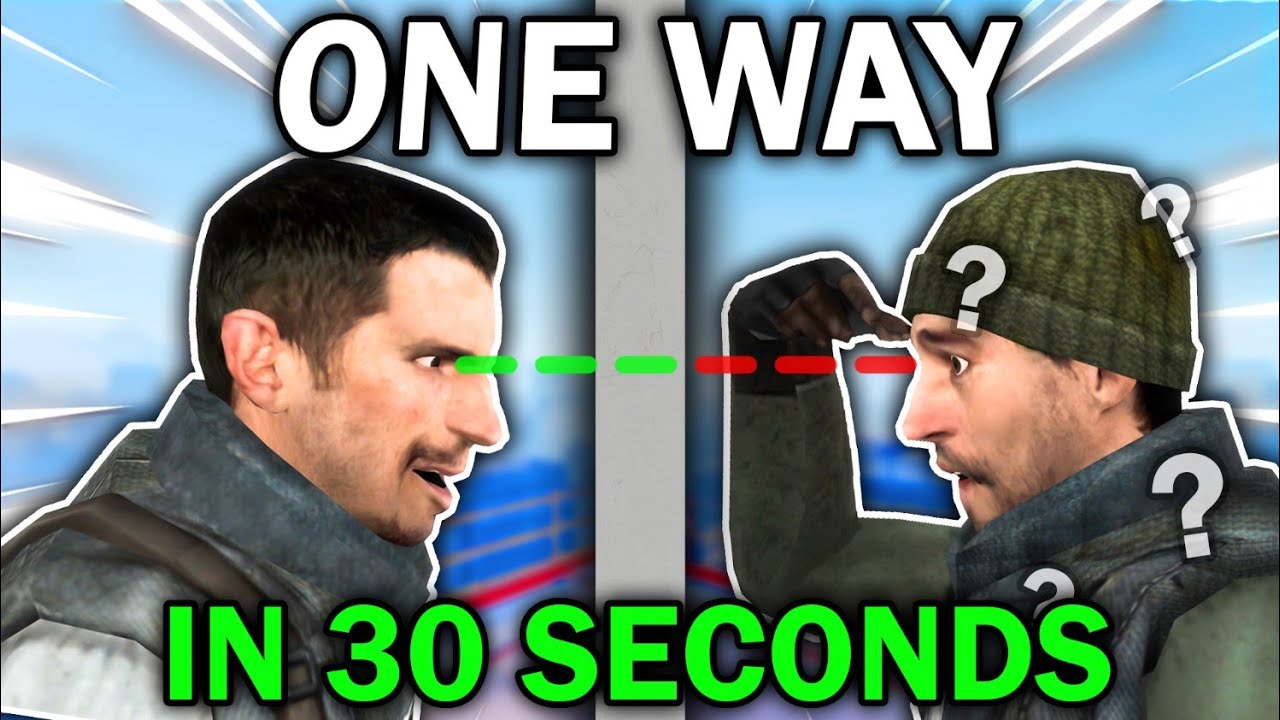 ONE WAY WALLS In The Source Engine In 30 SECONDS - YouTube