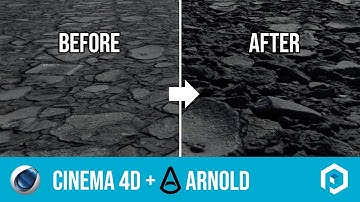 Using Poliigon displacement textures in Cinema 4D with Arnold