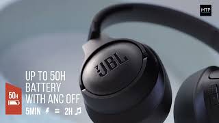 MyTrendyPhone / JBL TUNE 760NC TRÅDLØSE OVER-EAR-HOVEDTELEFONER MED STØJREDUKTION - BLÅ