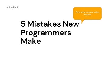 5 Mistakes Every New Programmers make🔥🔥🔥 || #Askfromrohit