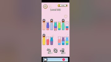 How to complete Drink sort master normal mod Level 133