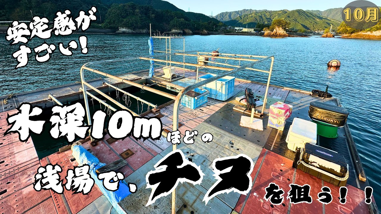気持ち良い秋晴れの中、浅場でチヌを狙う！！ 尾鷲 ととクラブ にて！