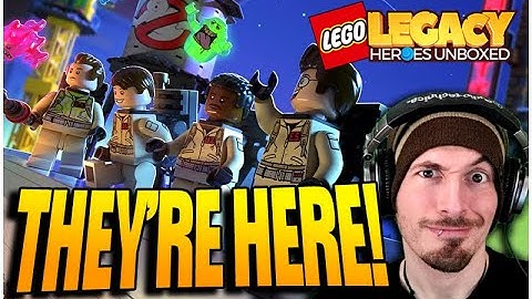 Ghostbusters are here! Are we hyped? (Lego Legacy: Heroes Unboxed)