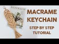 DIY MACRAME TUTORIAL | HOW TO MAKE MACRAME KEYCHAIN