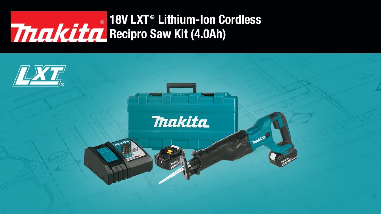 Makita 18V LXT Lithium-Ion Cordless 5-pc. Combo Kit (Drill-Driver/Impact  Driver/Circular Saw/Recipro Saw/Light) 4.0Ah XT510SM - The Home Depot