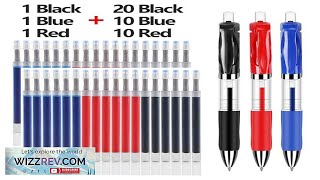 43 PCS Gel Pens Refills Set Kawaii Stationery writing pen Black red blue ink Review