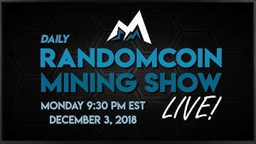 RandomCoin Mining Show LIVE! ⛏ - DigitalNote (XDN) - CryptoNight_v7