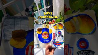 Lays journal with me💙#art #journal #journalideas #journaling #shorts #viral
